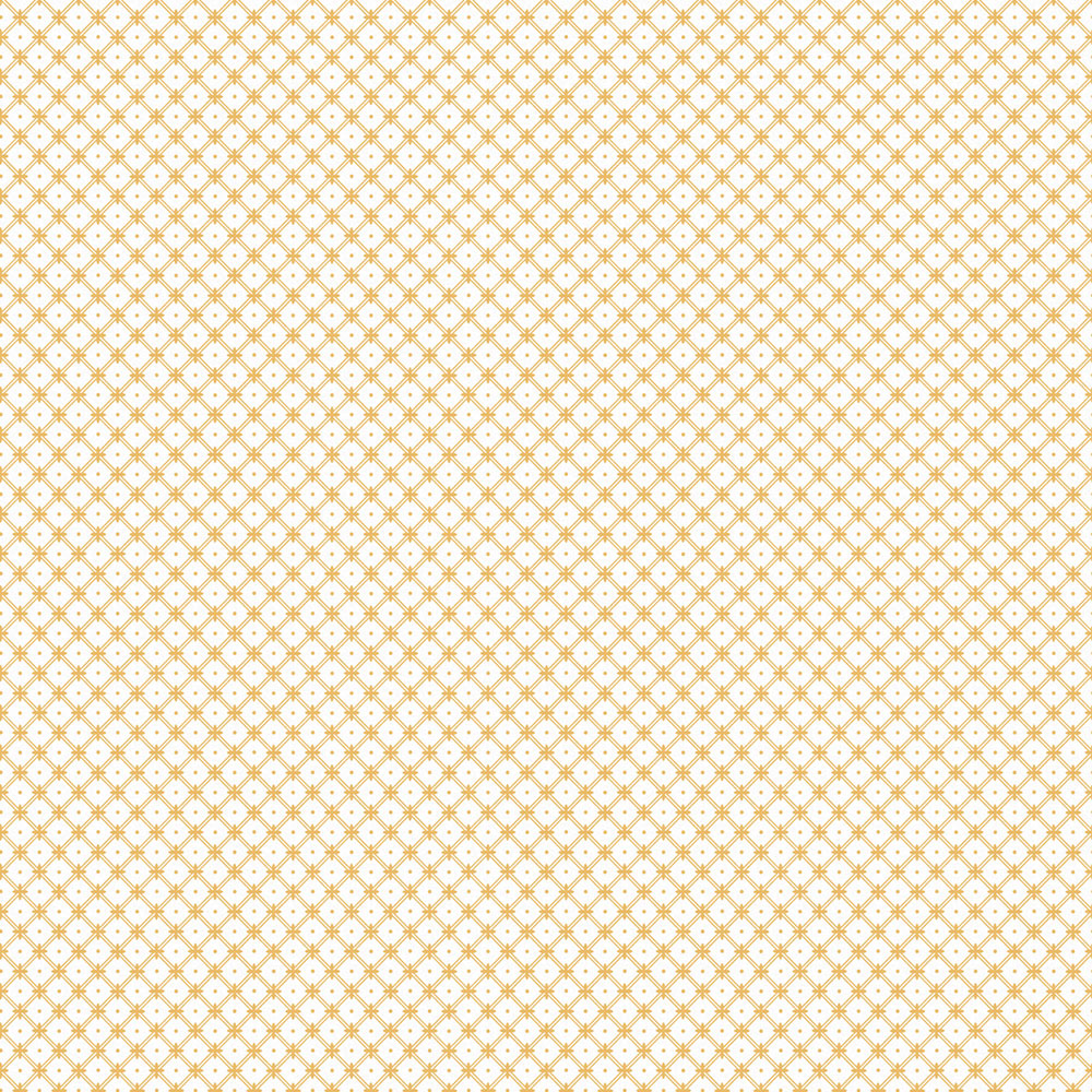 Bílo-žlutá mřížková vliesová tapeta na zeď, 119849, Laura Ashley 3