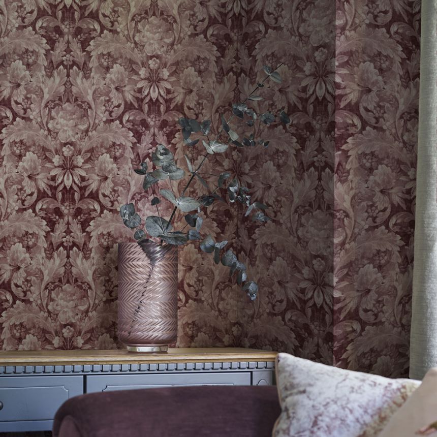 Ostružinová květinová vliesová tapeta na zeď, 121085, Laura Ashley 3