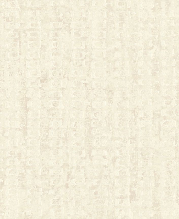 Luxusní krémová geometrická vliesová tapeta na zeď, 58706, Aurum II, Limonta