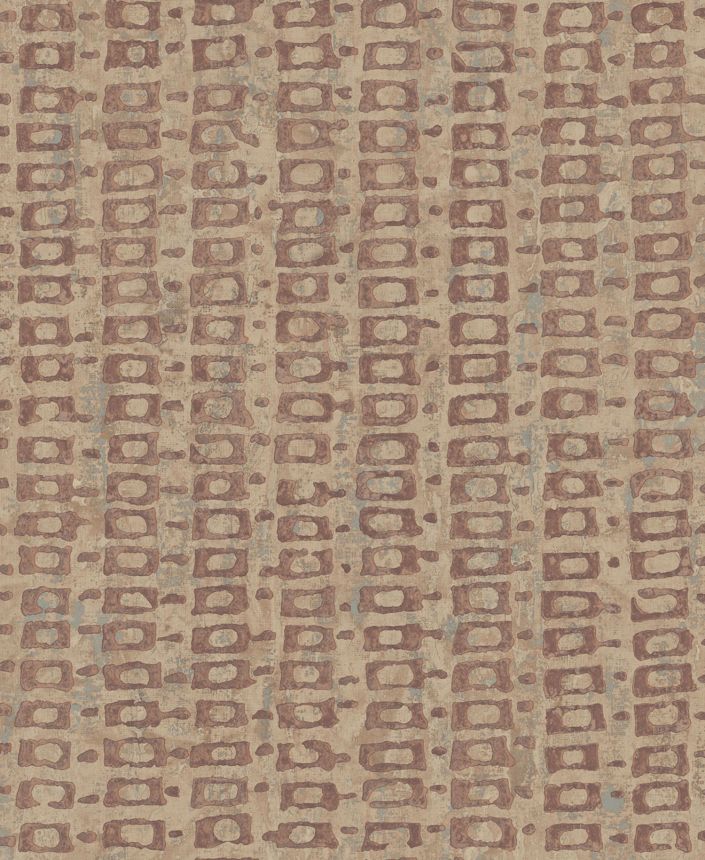 Luxusní  bronzová geometrická vliesová tapeta na zeď, 58725, Aurum II, Limonta