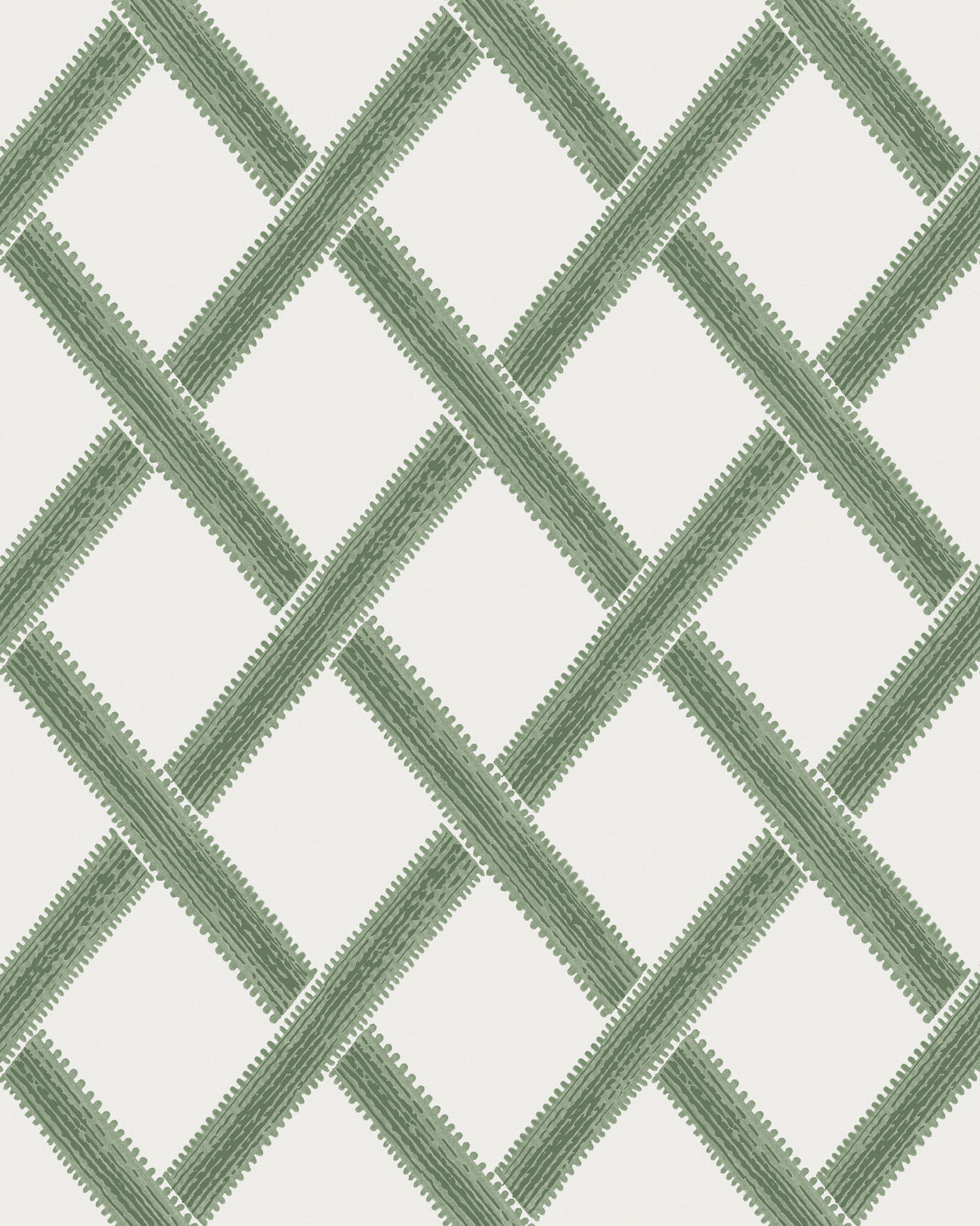 Bílo-zelená vliesová geometrická tapeta na zeď, 120634, Retreat, Graham&Brown Premium