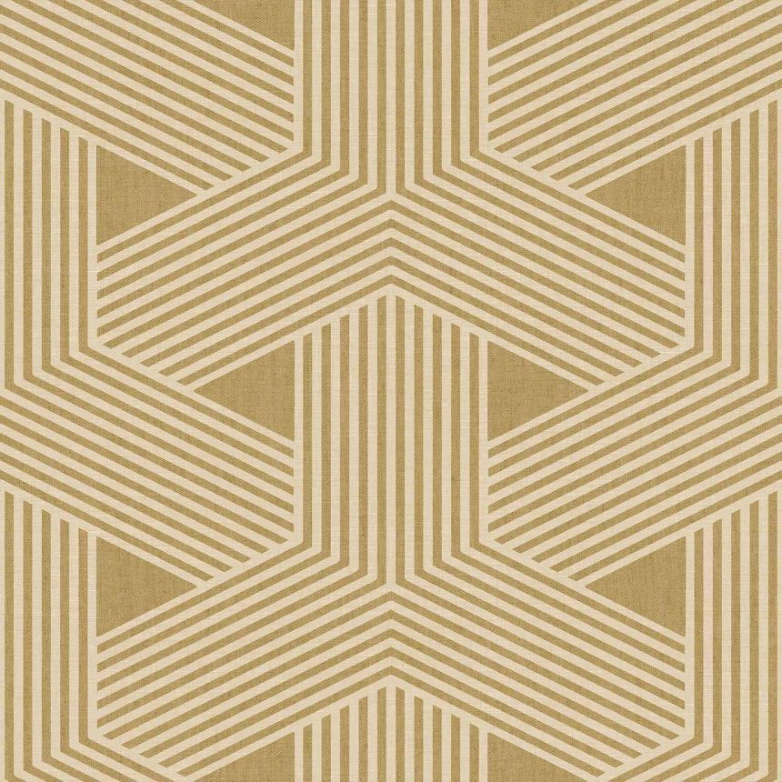 Béžová vliesová tapeta na zeď, geometrický vzor, 30132, Energie, Cristiana Masi by Parato