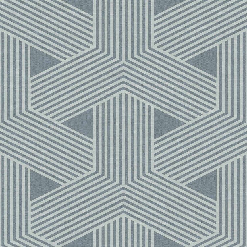 Modrá vliesová tapeta na zeď, geometrický vzor, 30133, Energie, Cristiana Masi by Parato