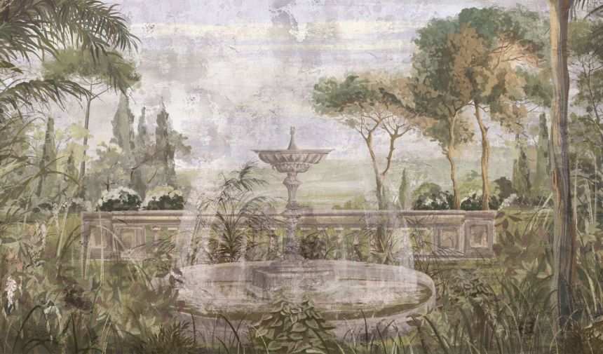 Luxusní vliesová fototapeta na zeď, Fontána v zahradě, Z77573, Savana, Zambaiti Parati