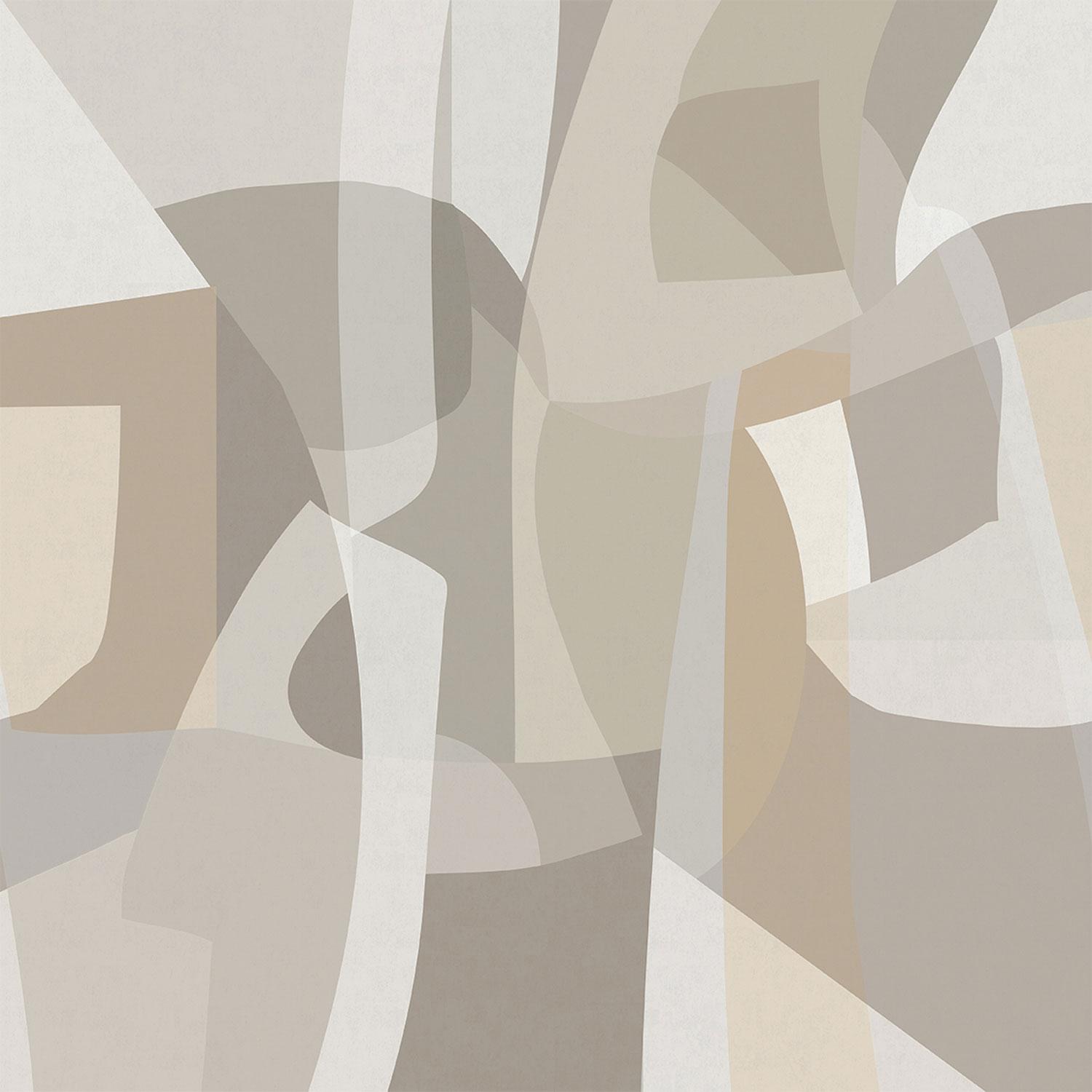 Geometrická vliesová obrazová tapeta na zeď, šedo-béžová, SOD27093, Soleado, Decoprint