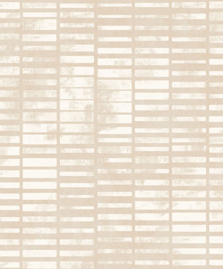 Geometrická vliesová tapeta na zeď, béžová, GL76001, Blossom, Prestige Wallcoverings