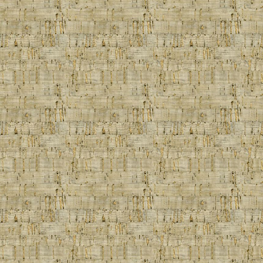 Vliesová tapeta na zeď, béžovo-bronzová, imitace korku, NHW1027, Perla, Decoprint