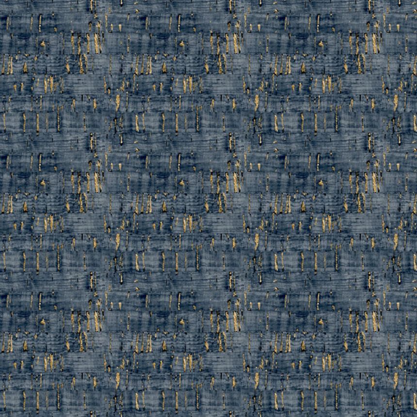 Vliesová tapeta na zeď, modro-bronzová, imitace korku, NHW1031, Perla, Decoprint