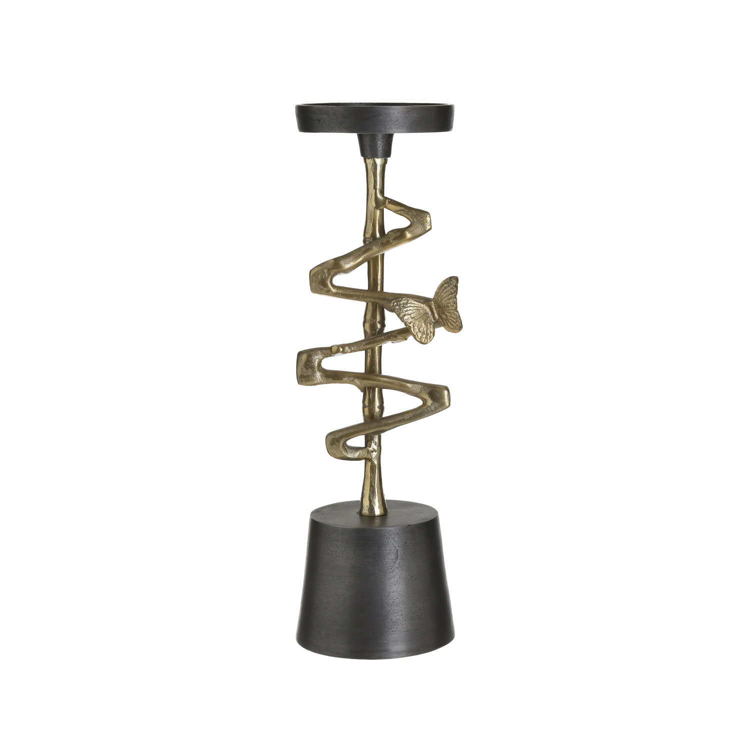 Svícen s motýlkem, 3-70-579-0098, 43cm, InArt