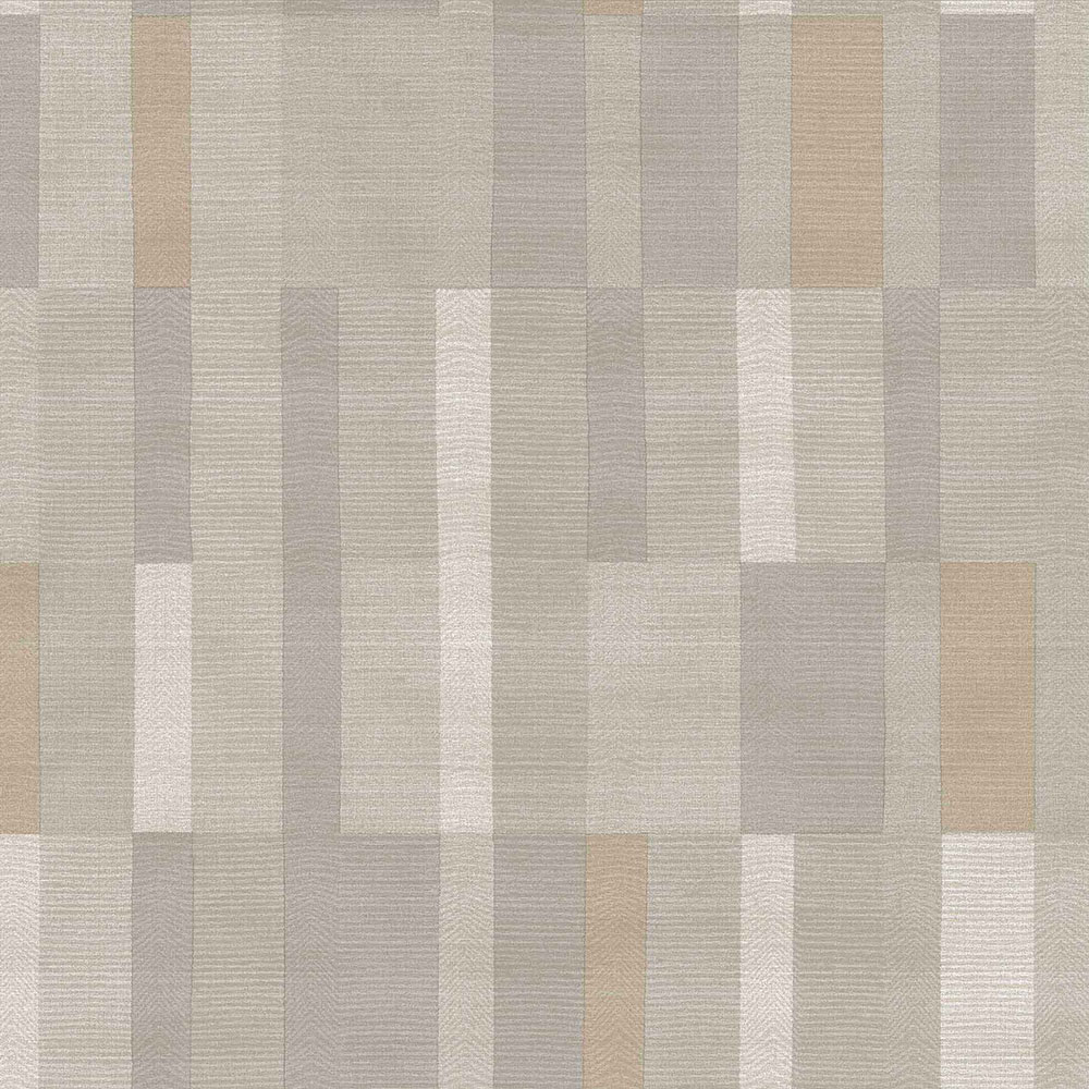 Béžovo-šedá vliesová geometrická tapeta na zeď, 43832, Terra, Cristiana Masi by Parato