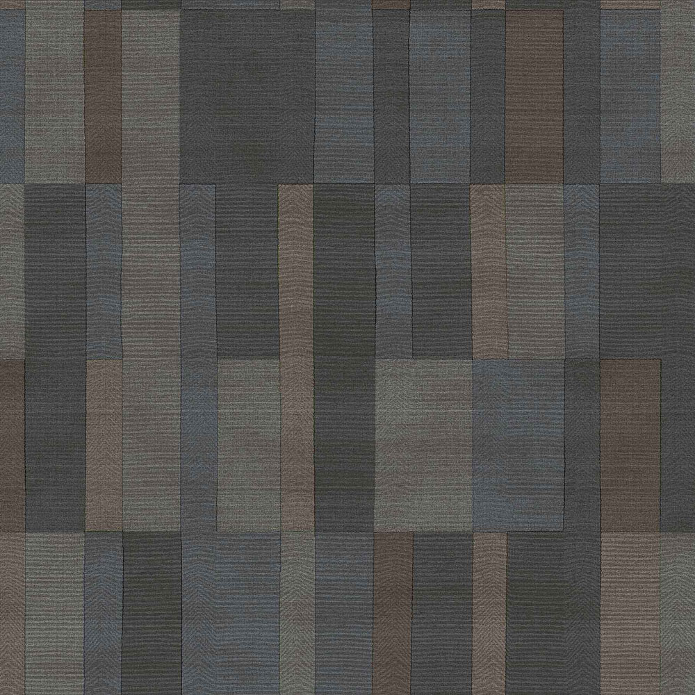 Šedo-hnědá vliesová geometrická tapeta na zeď, 43839, Terra, Cristiana Masi by Parato