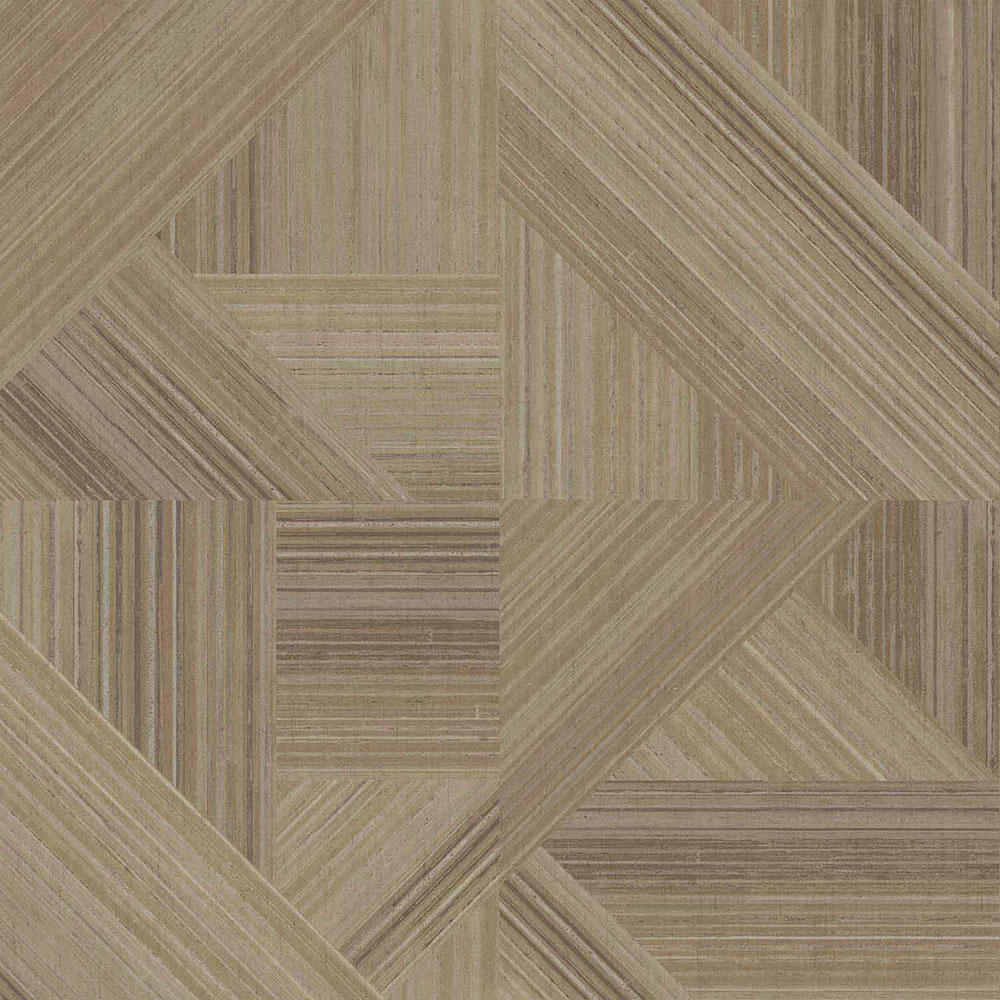 Hnědá vliesová geometrická tapeta na zeď, 43843, Terra, Cristiana Masi by Parato