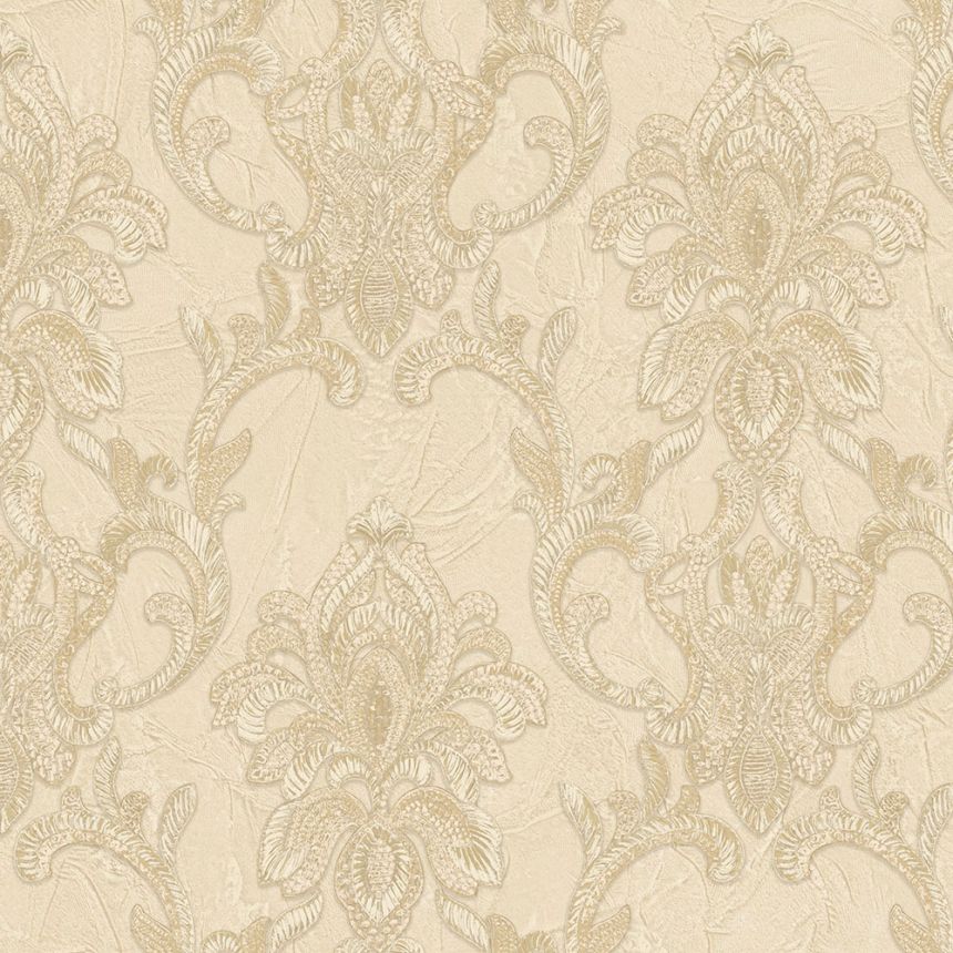 Luxusní  béžovo-zlatá zámecká vliesová tapeta na zeď, Z34927, Elie Saab 2