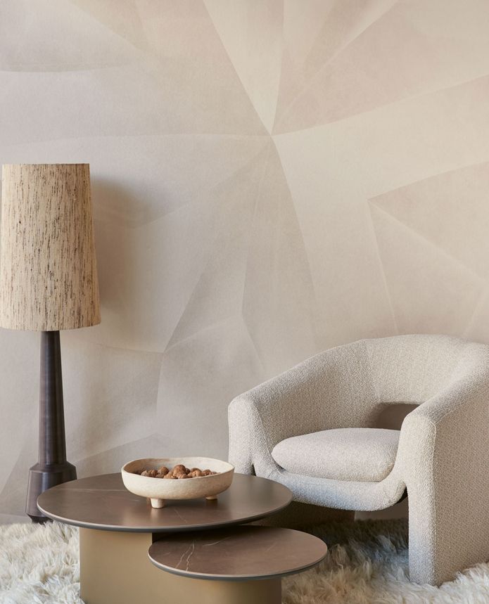 Geometrická 3D obrazová vliesová tapeta na zeď, 340184, Gilded, Eijffinger