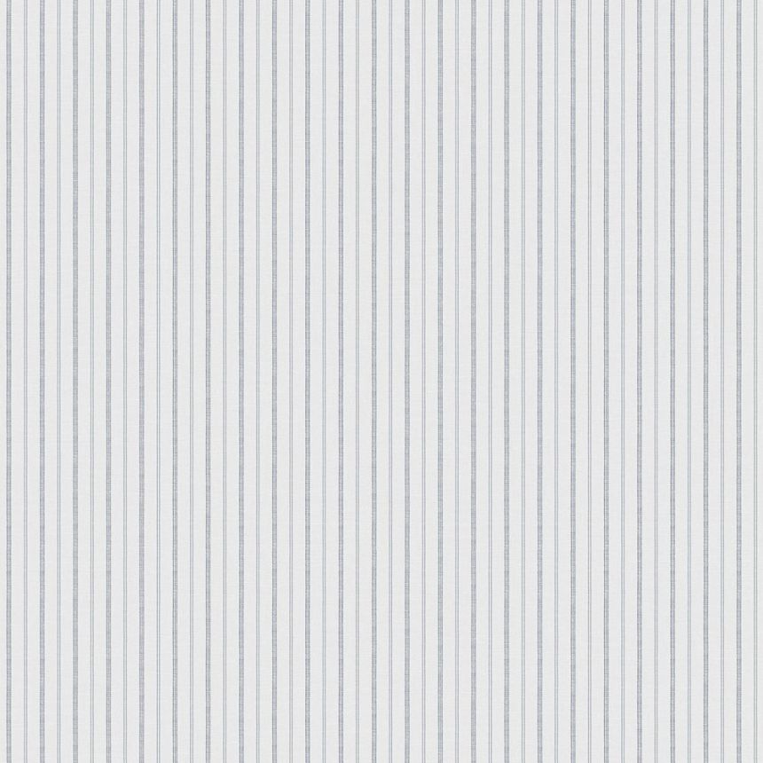 Vliesová tapeta na zeď, modro-bílá, pruhy,  9818-1, Essential Stripes, ICH Wallcoverings