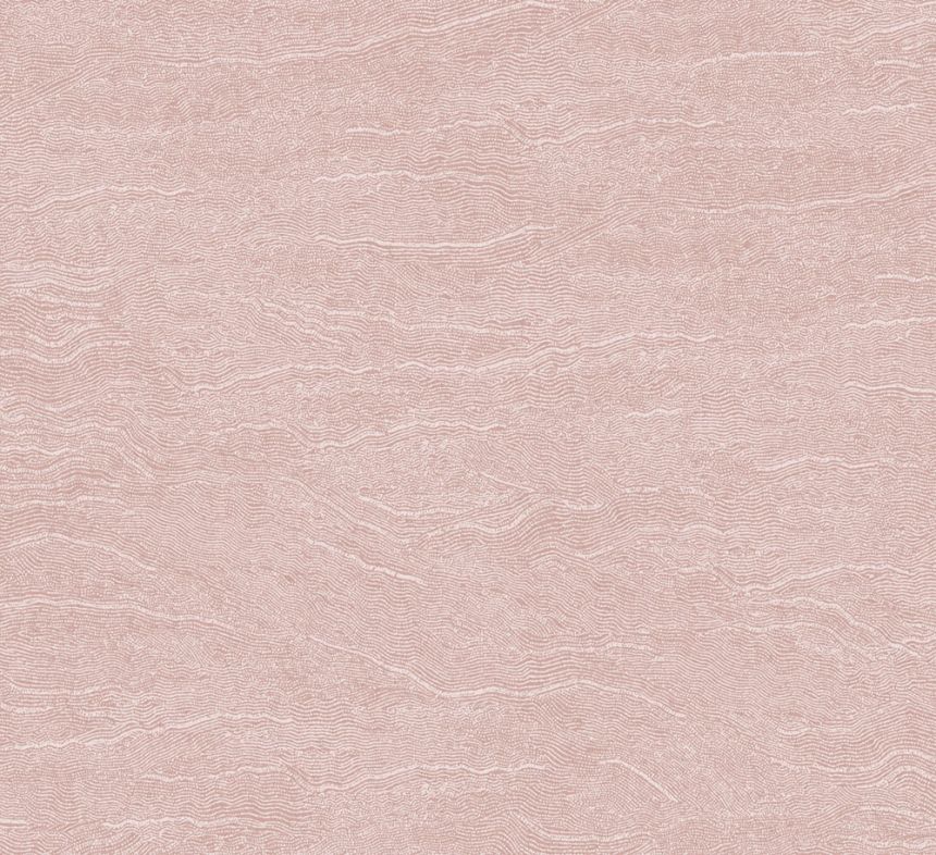 Vliesová tapeta na zeď, vlnky, růžová, TER006, Terra, The Colour Book II, Masureel