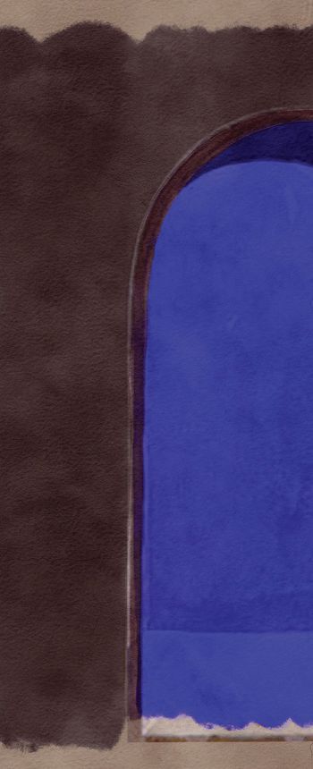 3D Vliesová fototapeta na zeď, podloubí, modrá, DGALC1021-260, Terra, Masureel