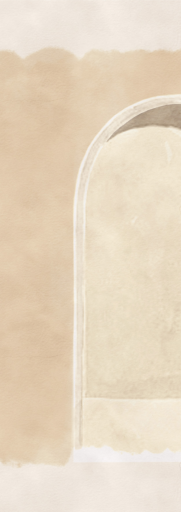 3D Vliesová fototapeta na zeď, podloubí, krémová, DGALC1031-300, Terra, Masureel