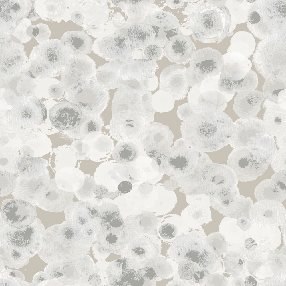 Dětská béžová vliesová tapeta na zeď, bubliny, M1054-4, Mika,  ICH Wallcoverings