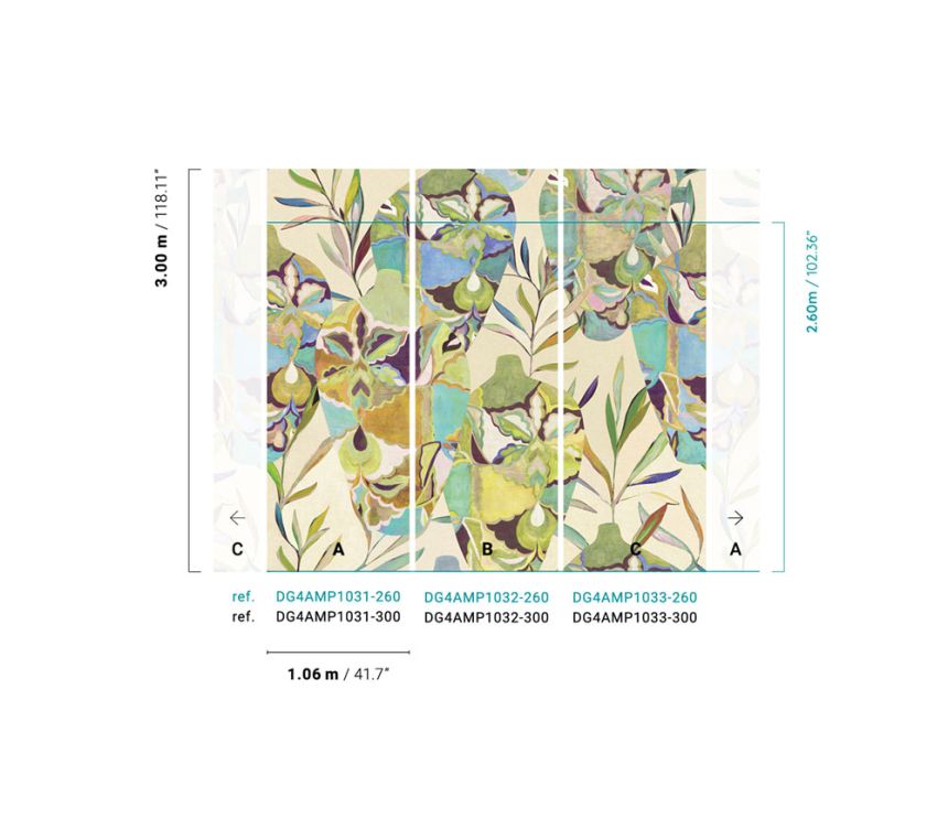Vliesová  fototapeta na zeď, Amfory, DG4AMP1031-300, Wall Designs IV, Khroma by Masureel