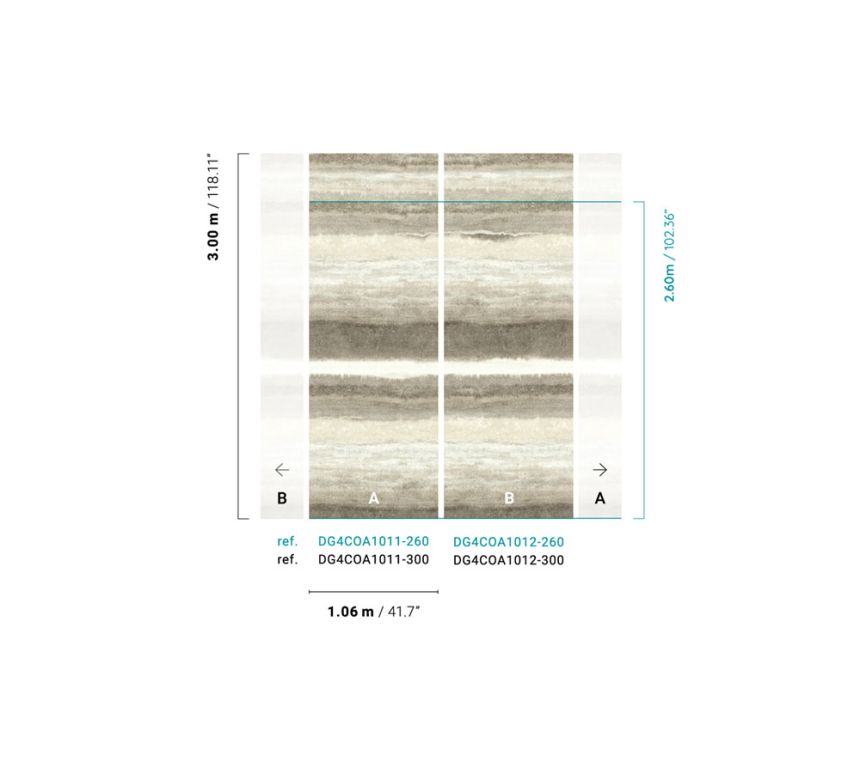 Vliesová fototapeta na zeď, pruhy, DG4COA1011-260, Wall Designs IV, Khroma by Masureel