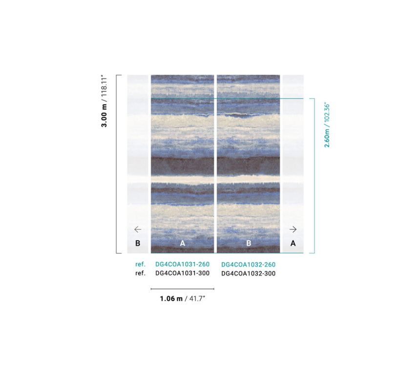 Vliesová fototapeta na zeď, pruhy, DG4COA1032-260, Wall Designs IV, Khroma by Masureel