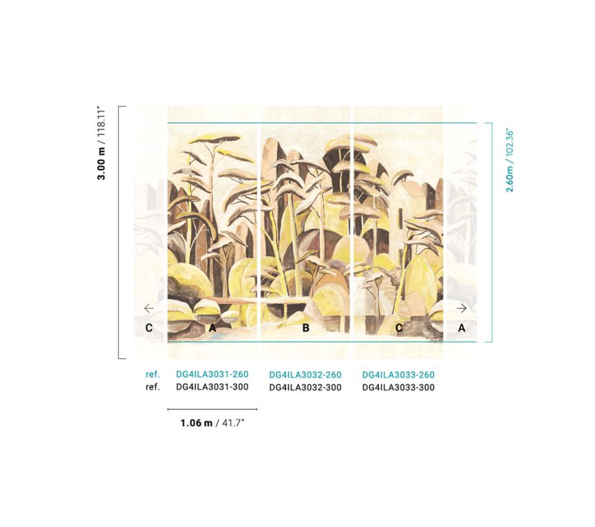 Vliesová fototapeta na zeď, Krajina, DG4ILA3031-260, Wall Designs IV, Khroma by Masureel