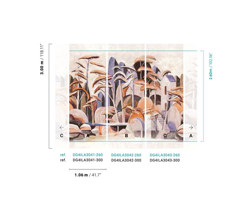 Vliesová fototapeta na zeď, Krajina, DG4ILA3041-260, Wall Designs IV, Khroma by Masureel