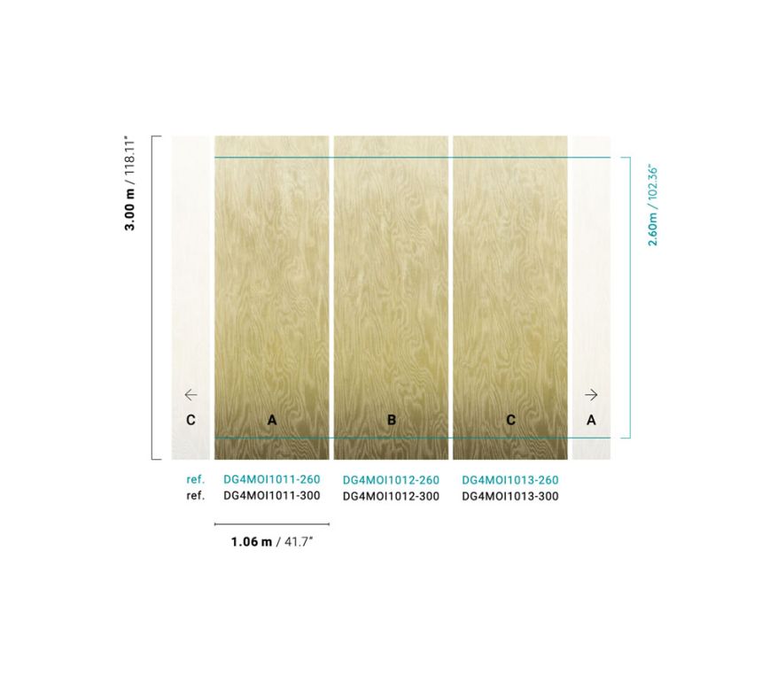 Vliesová fototapeta na zeď, Moiré, DG4MOI1011-260, Wall Designs IV, Khroma by Masureel