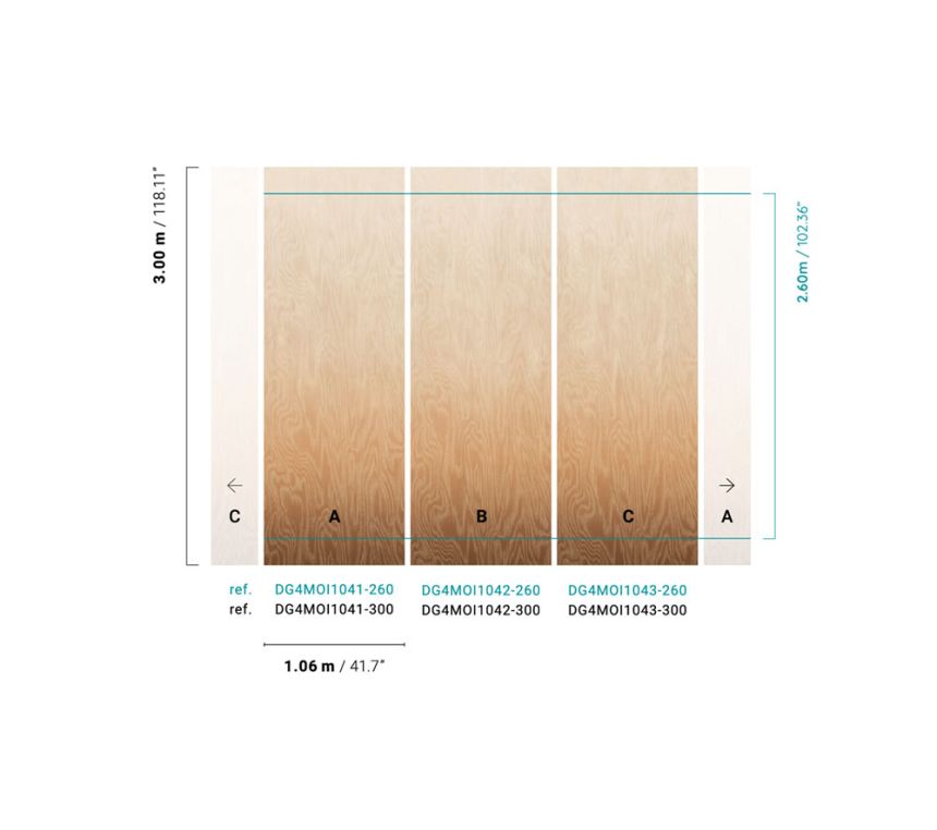 Vliesová fototapeta na zeď, Moiré, DG4MOI1042-300, Wall Designs IV, Khroma by Masureel