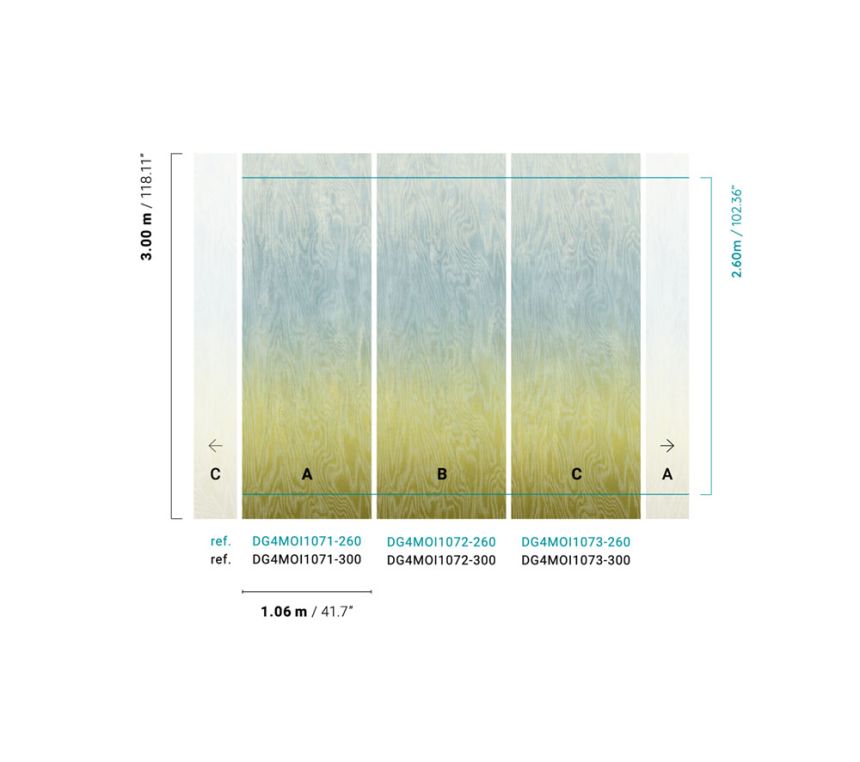 Vliesová fototapeta na zeď, Moiré, DG4MOI1071-300, Wall Designs IV, Khroma by Masureel