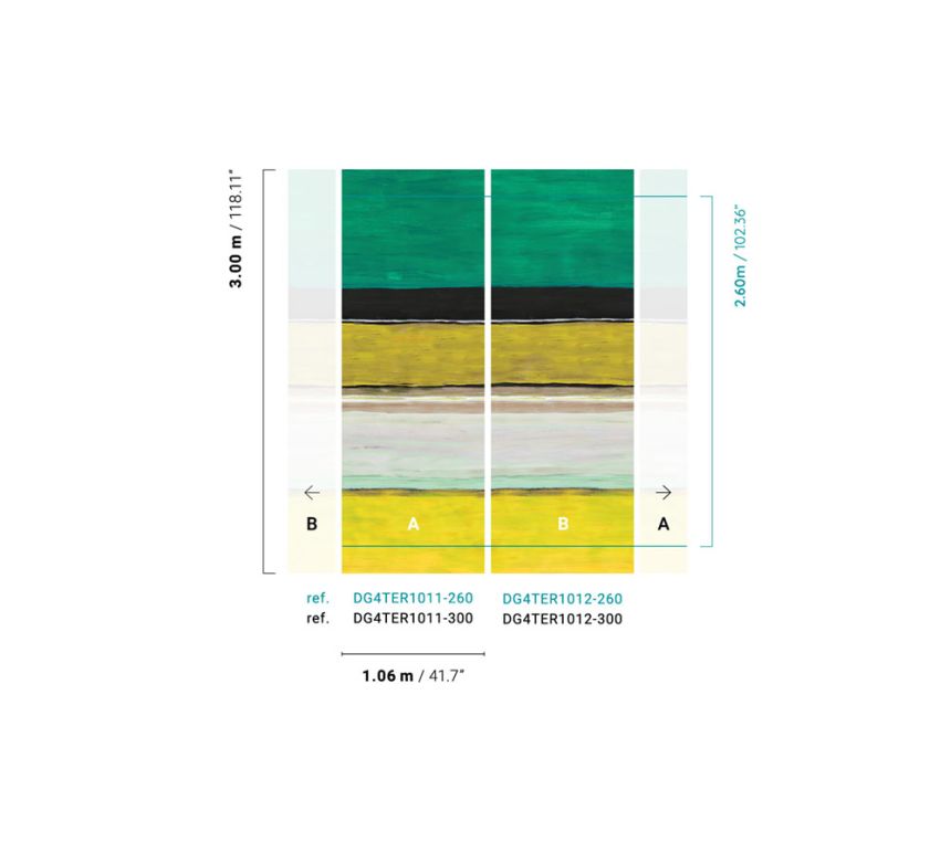 Vliesová fototapeta na zeď, pruhy, DG4TER1012-300, Wall Designs IV, Khroma by Masureel
