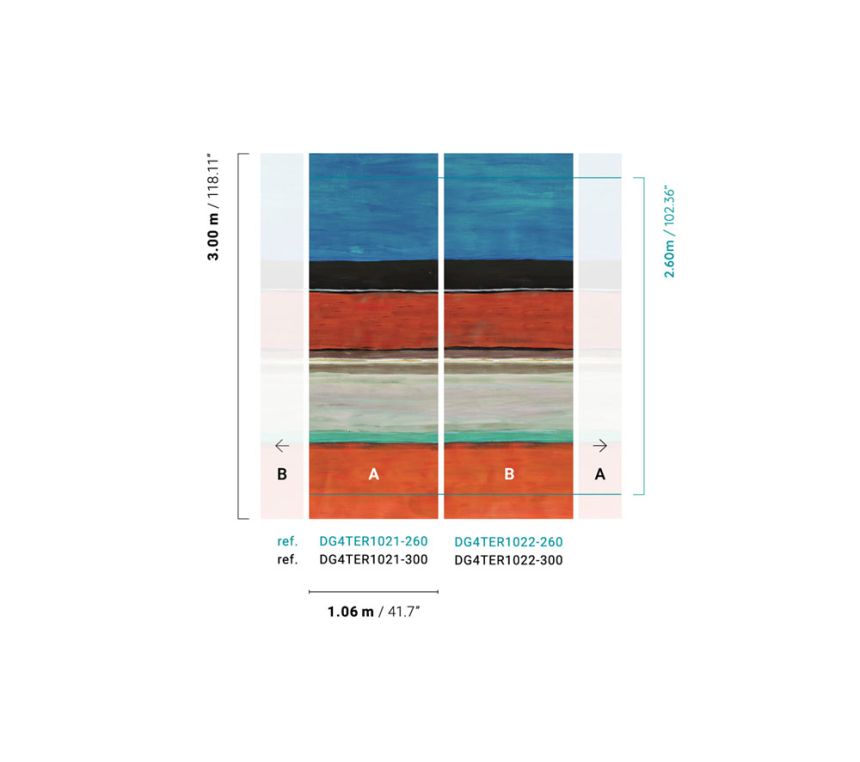 Vliesová fototapeta na zeď, pruhy, DG4TER1022-300, Wall Designs IV, Khroma by Masureel
