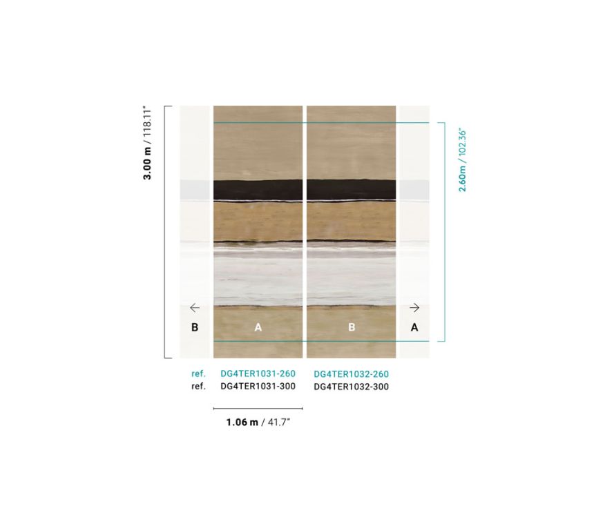 Vliesová fototapeta na zeď, pruhy, DG4TER1032-260, Wall Designs IV, Khroma by Masureel