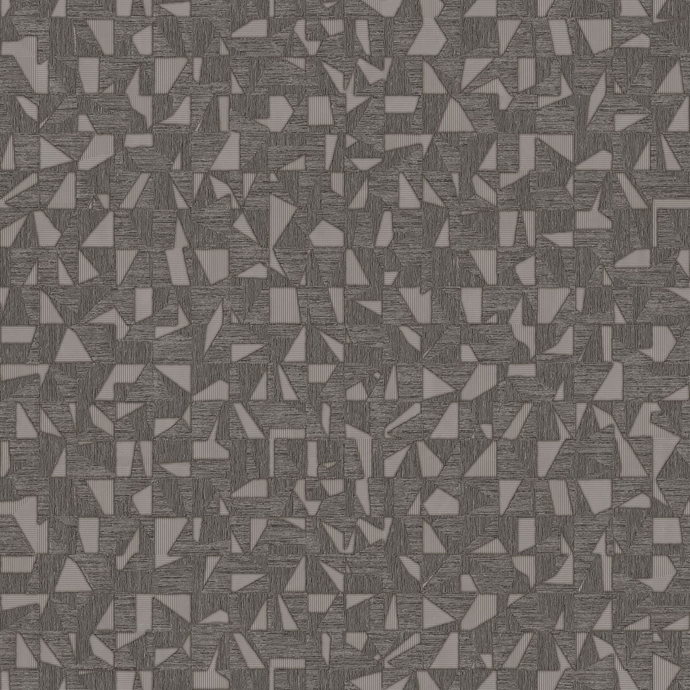 Geometrická vliesová tapeta na zeď, šedo-stříbrná, 1512-6, Vera, AdaWall