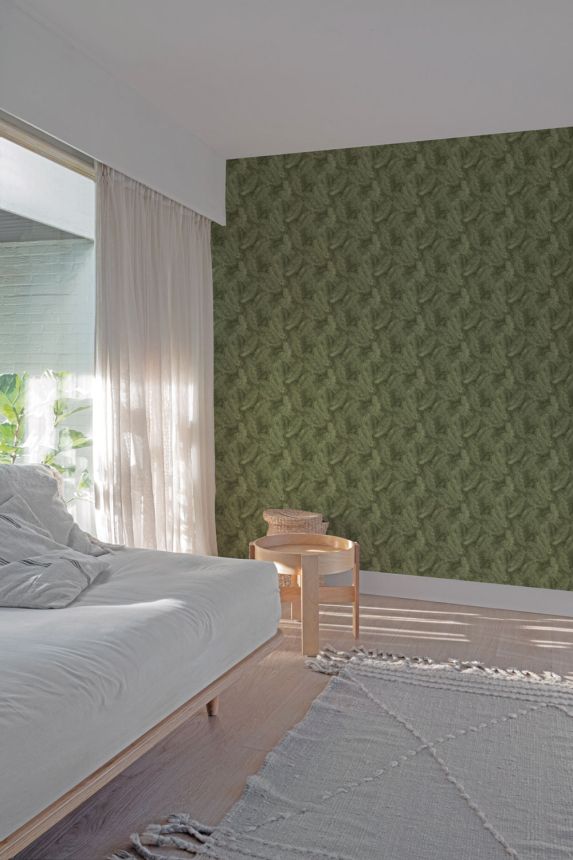Zelená vliesová tapeta na zeď, palmové listy, A70203, Vavex 2026