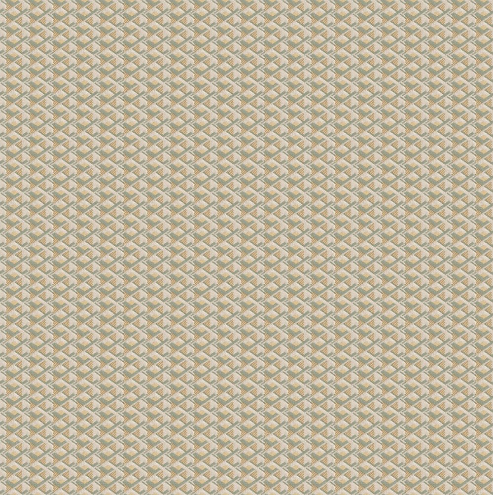 Luxusní geometrická vliesová tapeta na zeď, zelená, Z15504, Mini Trend,  Zambaiti Parati