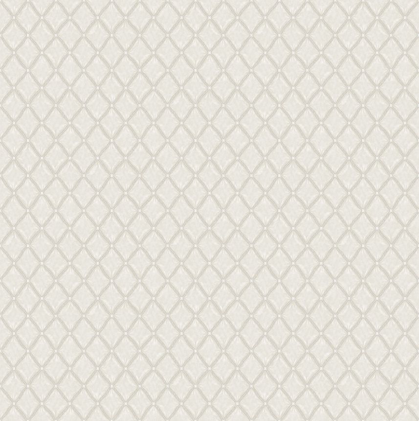 Luxusní geometrická vliesová tapeta na zeď, šedo-krémová, Z15536, Mini Trend,  Zambaiti Parati