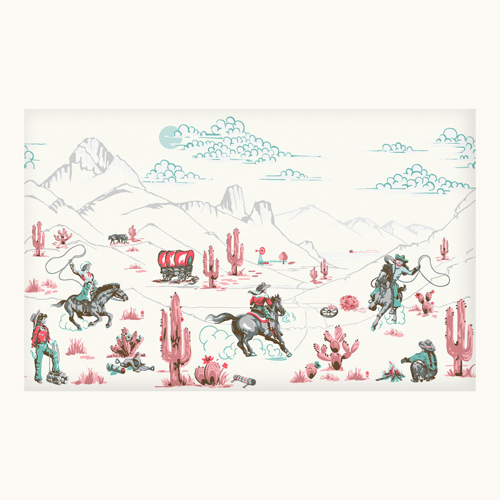 Vliesová obrazová tapeta na zeď, Cowgirls, 127727FXST, Cath Kidstone