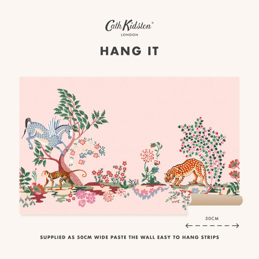 Vliesová obrazová tapeta na zeď, rostliny, zvířata, 127745FXST, Cath Kidstone