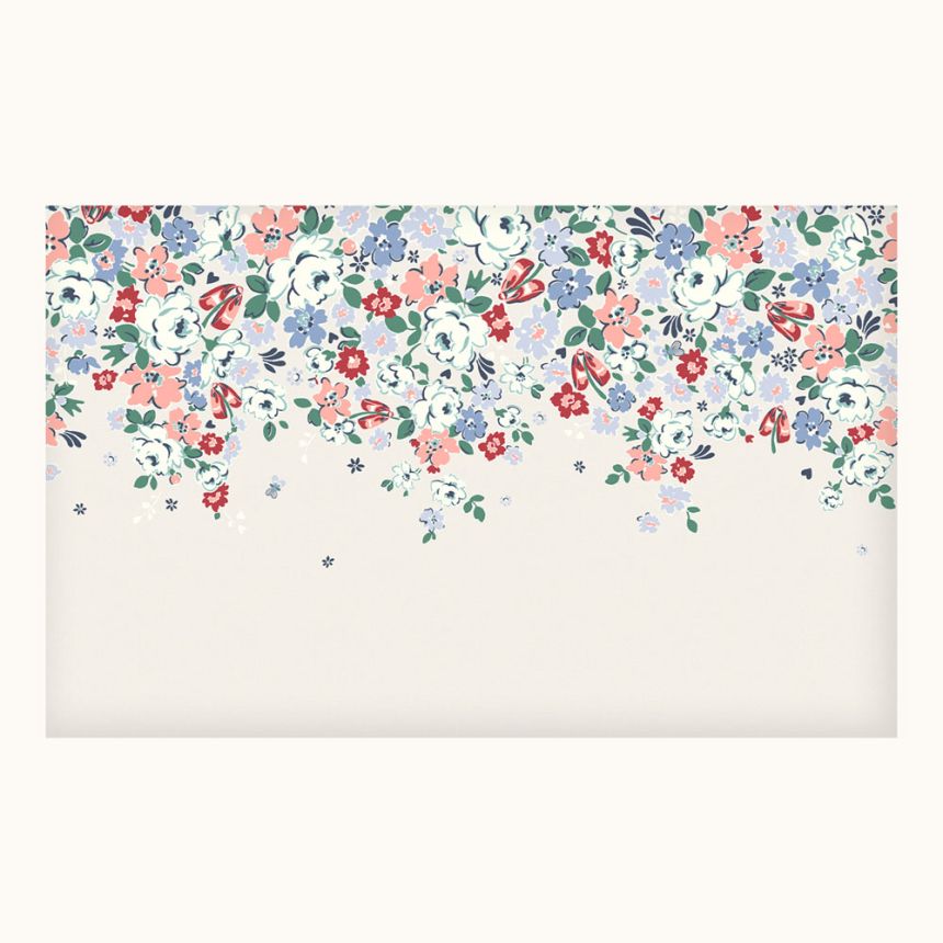 Vliesová obrazová tapeta na zeď, krémová, květiny, 127772FXST, Cath Kidstone