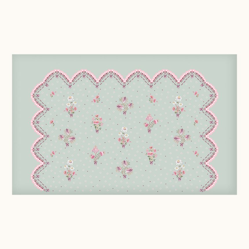 Vliesová obrazová tapeta na zeď, zelená, květiny, 127808FXST, Cath Kidstone