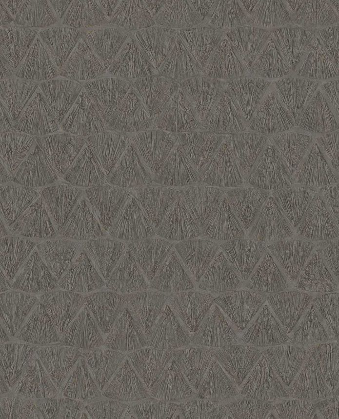 Geometrická vliesová tapeta na zeď, hnědá, 340347, Sensory Eijffinger