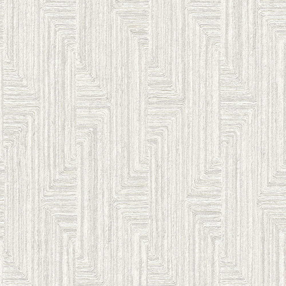 Geometrická vliesová tapeta na zeď, bílo-šedá, SA524011, Santa Fe, Design ID