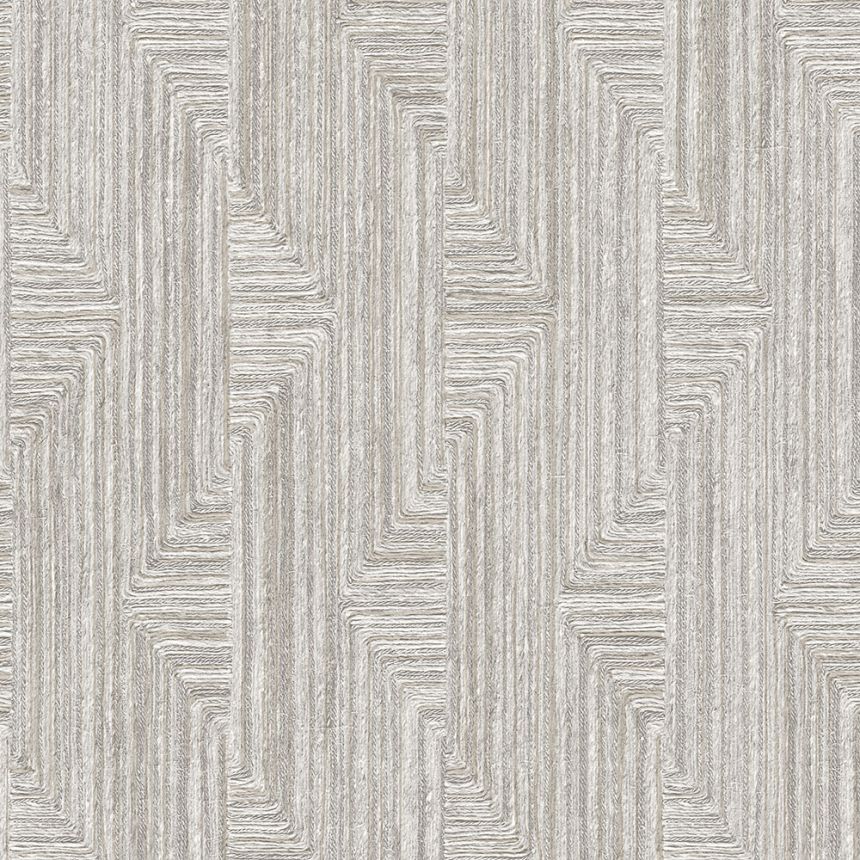 Geometrická vliesová tapeta na zeď, šedá, SA524013, Santa Fe, Design ID