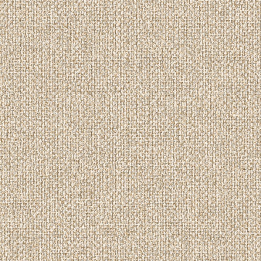 Vliesová tapeta na zeď, hnědo-béžová, látková textura, SA524094, Santa Fe, Design ID
