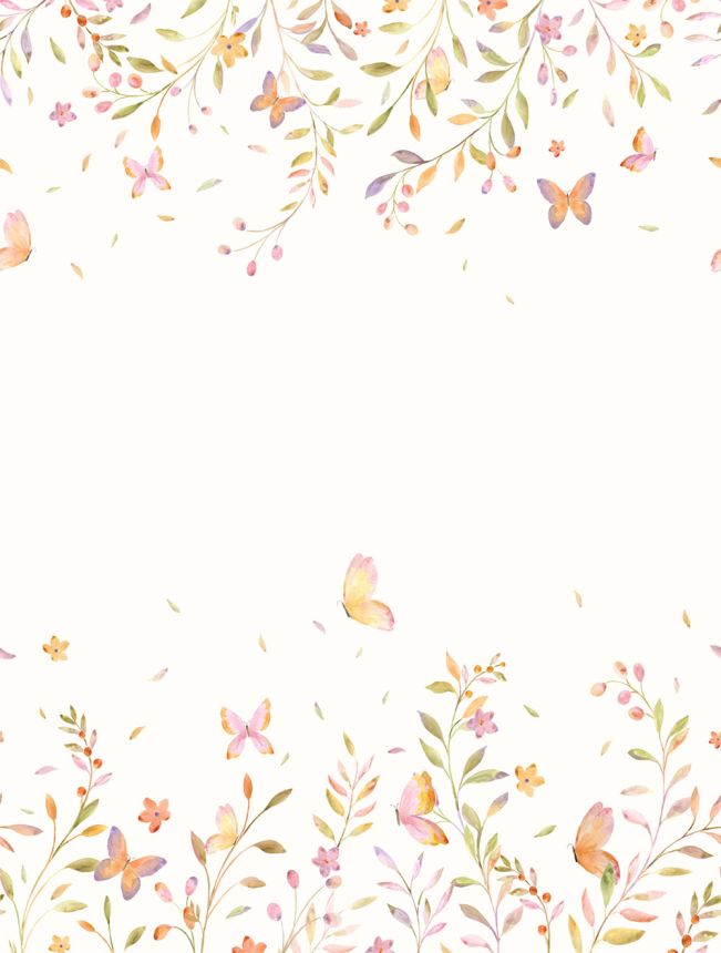 Vliesová obrazová tapeta na zeď, květiny, CW6126-1, Cute Walls, Decoprint
