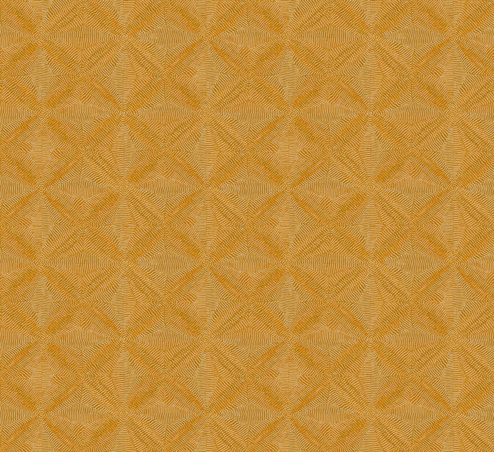 Geometrická vliesová tapeta na zeď, okrová, etno, AMA104, Amani, Masureel