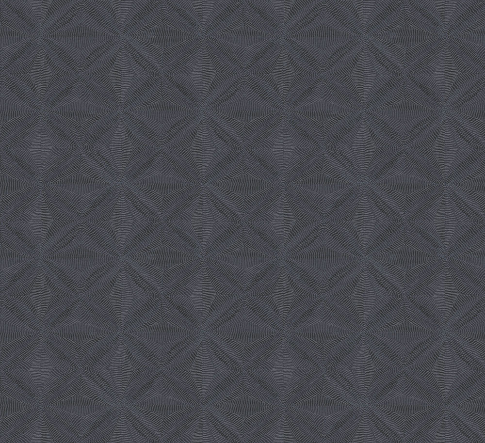 Geometrická vliesová tapeta na zeď, černá, etno, AMA105, Amani, Masureel