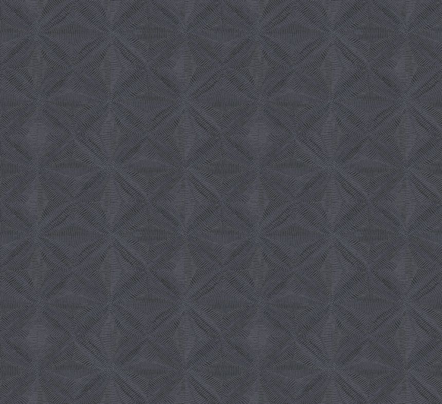Geometrická vliesová tapeta na zeď, černá, etno, AMA105, Amani, Masureel